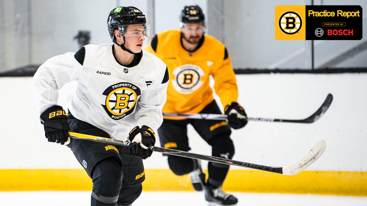 Practice Report: Hagens Hits the Ice With the Bruins