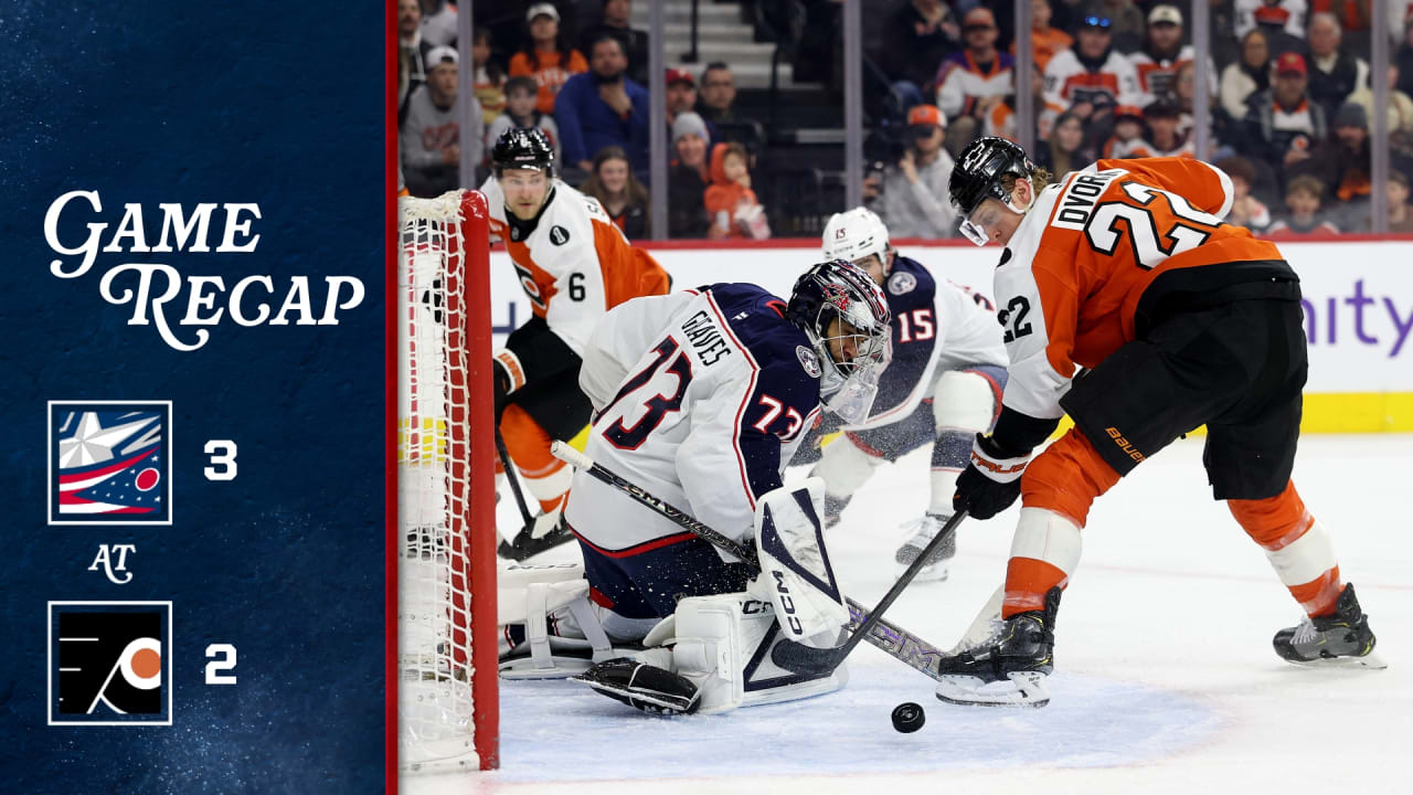 Blue Jackets top Flyers, move into 2nd in Metropolitan Division