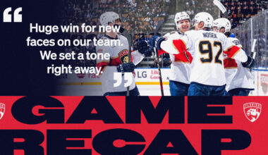 RECAP: Panthers 6, Maple Leafs 2