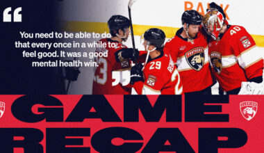 RECAP: Panthers 6, Senators 3