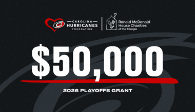 Canes Announce $50,000 Grant To Ronald McDonald House Charities Of The Triangle
