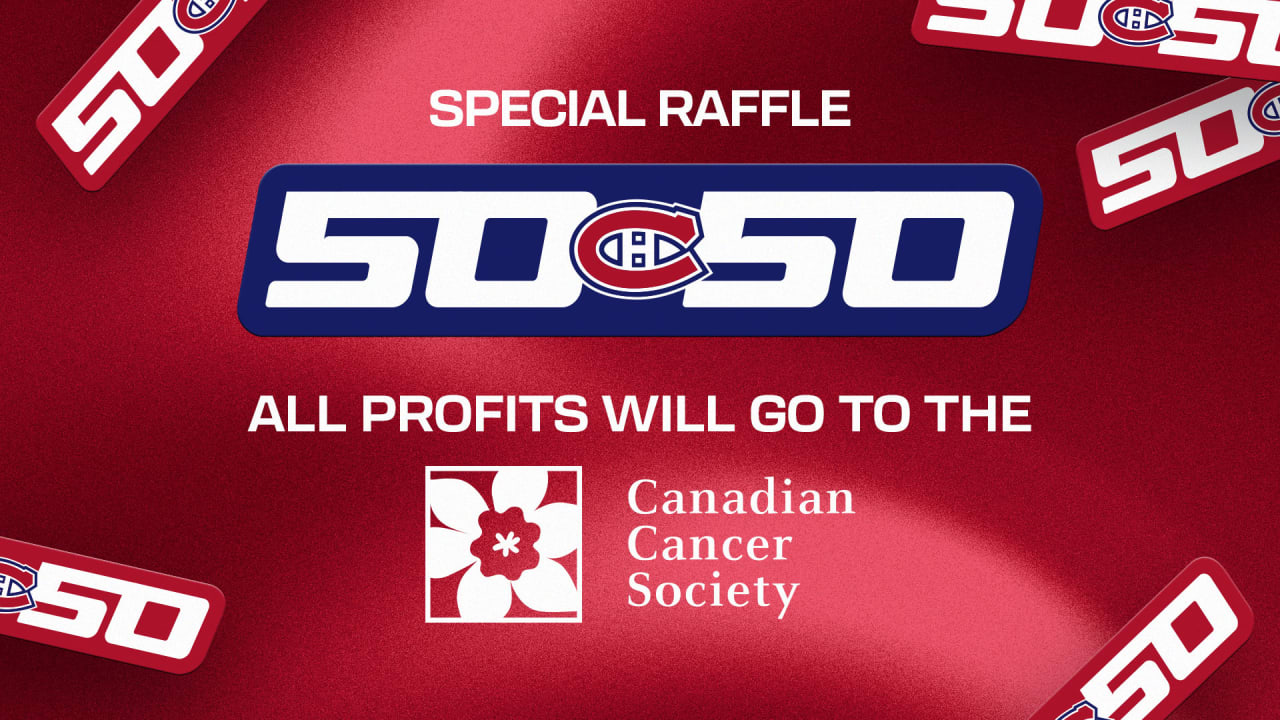 Canadiens to support Canadian Cancer Society with special raffle