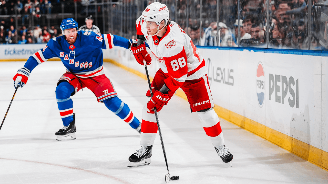 RECAP: Red Wings close three-game road trek, open weekend back-to-back set with 4-1 loss to Rangers