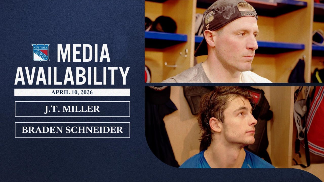 Practice: Miller and Schneider | New York Rangers