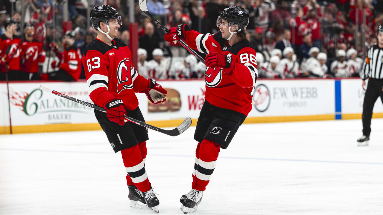 J. Hughes, Bratt each has 5 points, Devils score 7 in win against Capitals