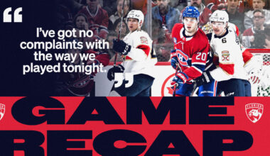 RECAP: Canadiens 4, Panthers 3 (SO)