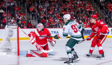 Kaprizov completes hat trick late, Wild recover to defeat Red Wings