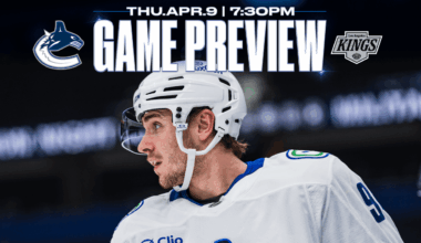 Canucks Begin California Swing in LA on Thursday Night