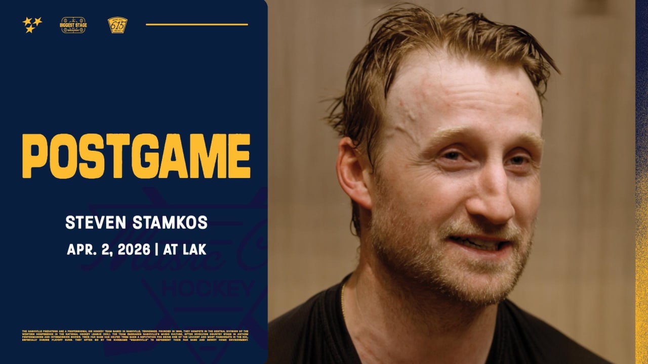 Postgame: Steven Stamkos | Nashville Predators