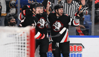 Sabres defeat Lightning, move back into tie in points for 1st in Atlantic