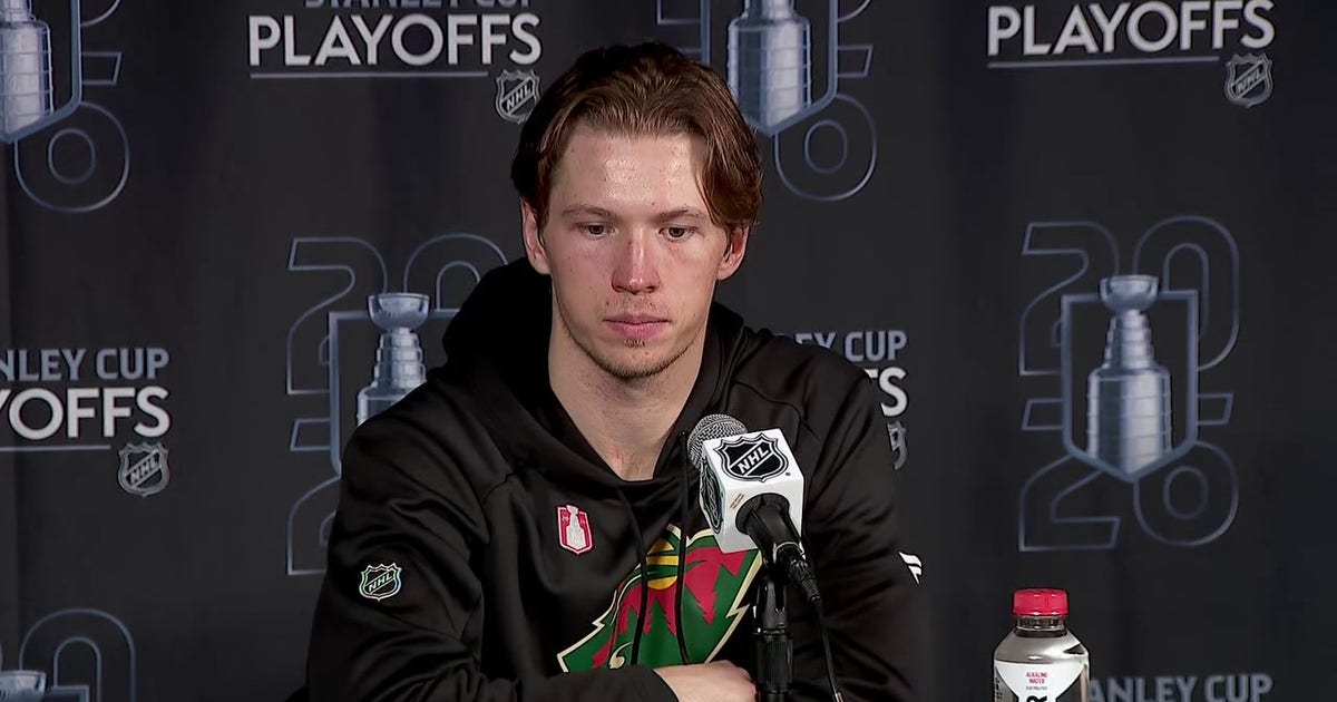 Wild's Matt Boldy on Game 4 OT winner: 'I was happy to see it go in'