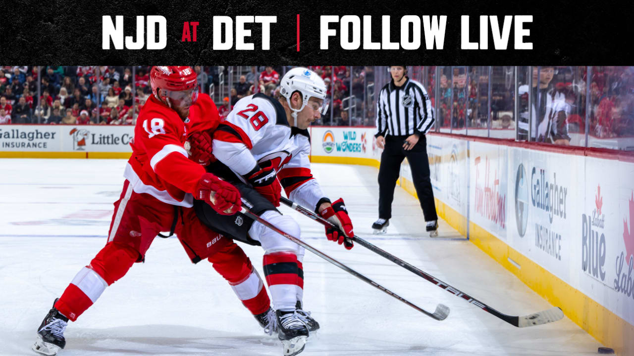LIVE UPDATES: Devils 2, Red Wings 2