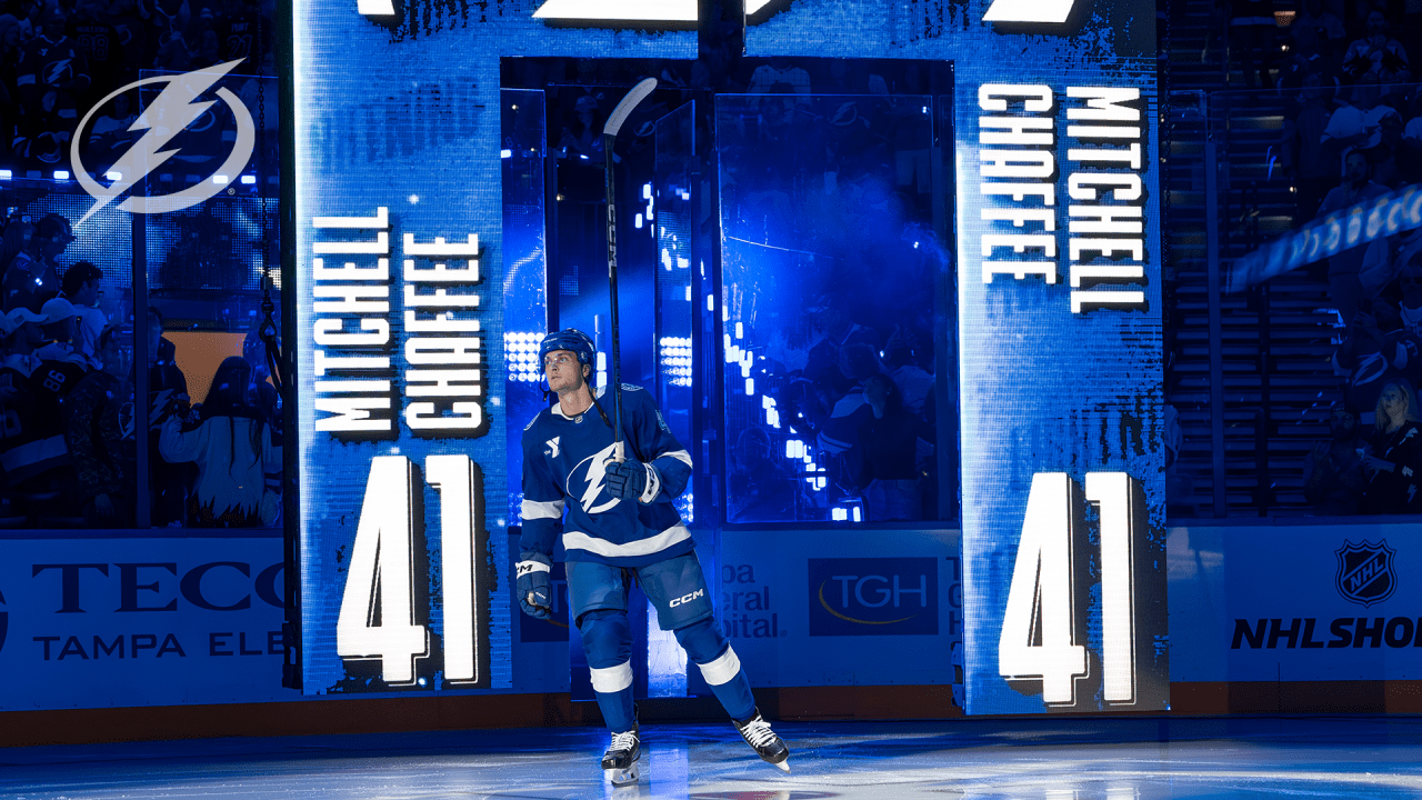 Chaffee 'honored' for return to Tampa Bay