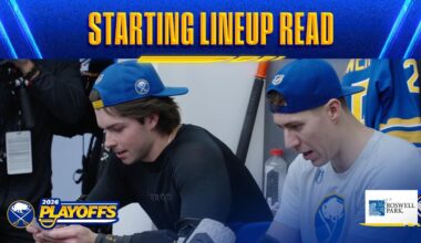 Starting Lineup Read | Buffalo Sabres