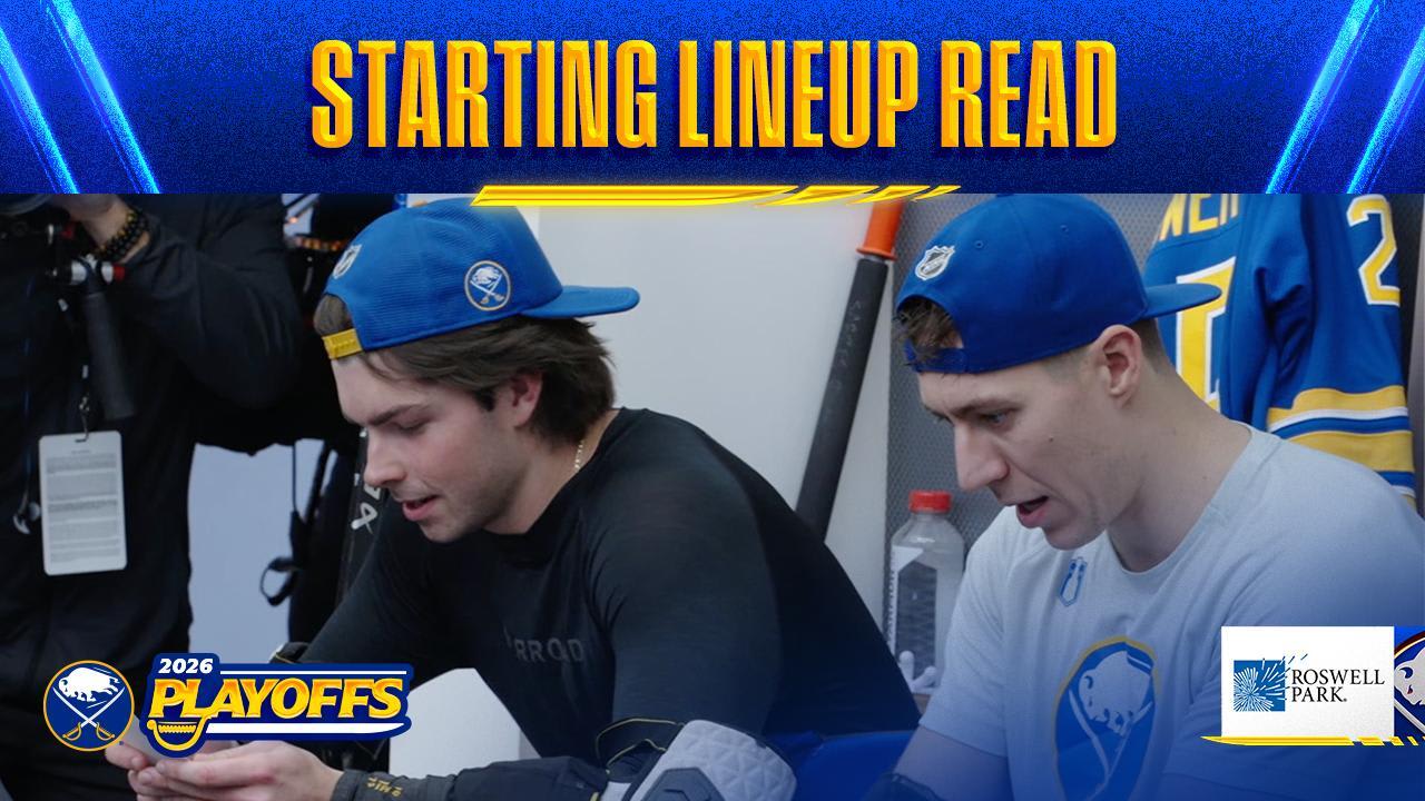 Starting Lineup Read | Buffalo Sabres