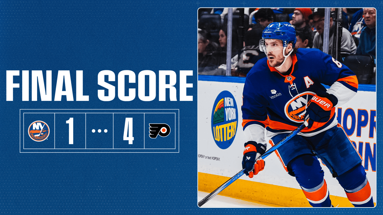 The Skinny: Flyers 4, Islanders 1