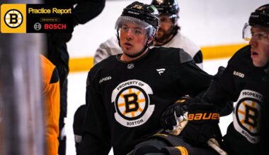 Practice Report: Bruins Start Preparation for the Playoffs
