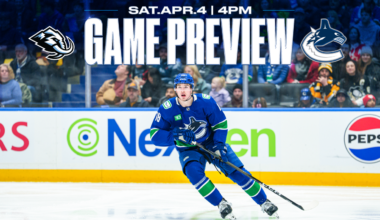 Canucks Come Home to Face Mammoth on Saturday Evening