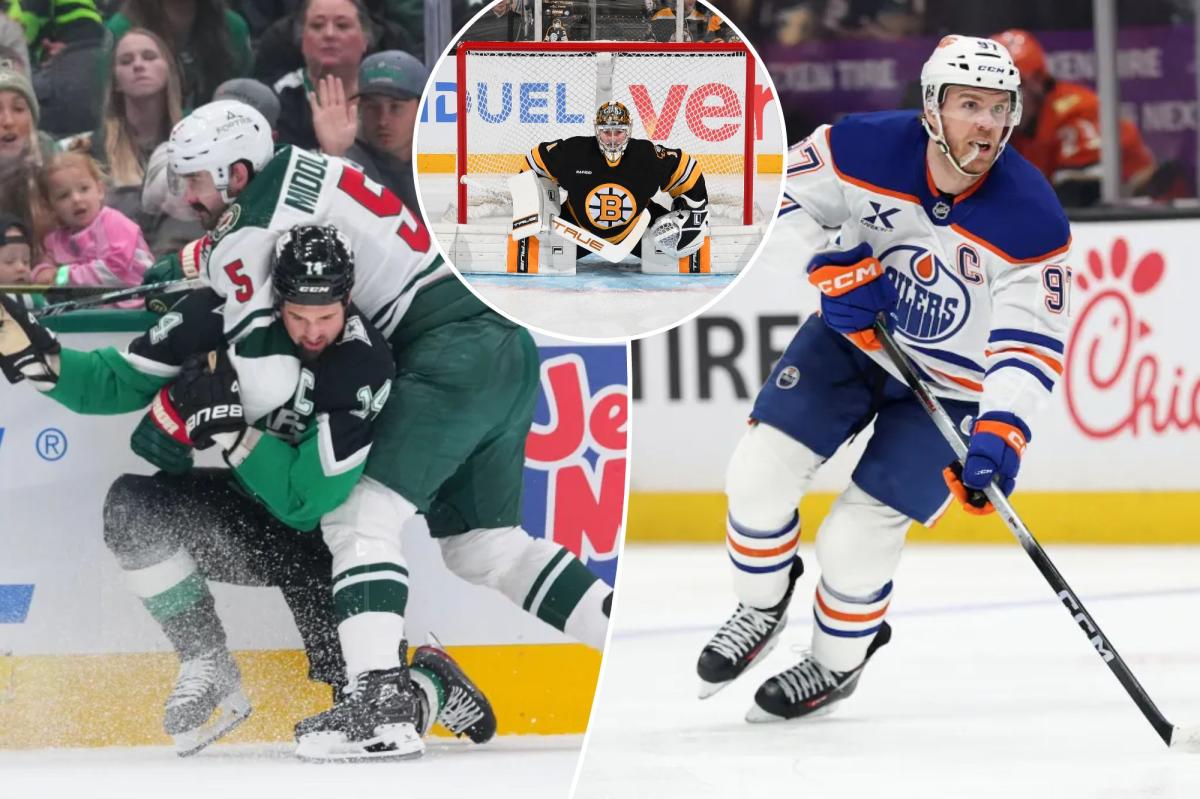 NHL best bets, picks: Predictions for Bruins vs. Sabres, Stars vs. Wild, Oilers vs. Ducks on Tuesday