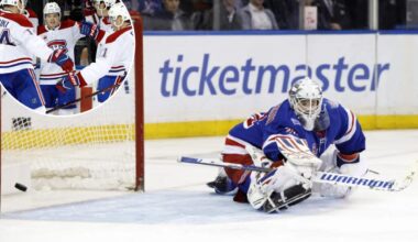Rangers lose to Canadiens as three-game win streak gets snapped