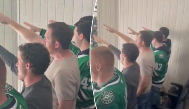 NHL fans being investigated for Nazi salute during Stars game