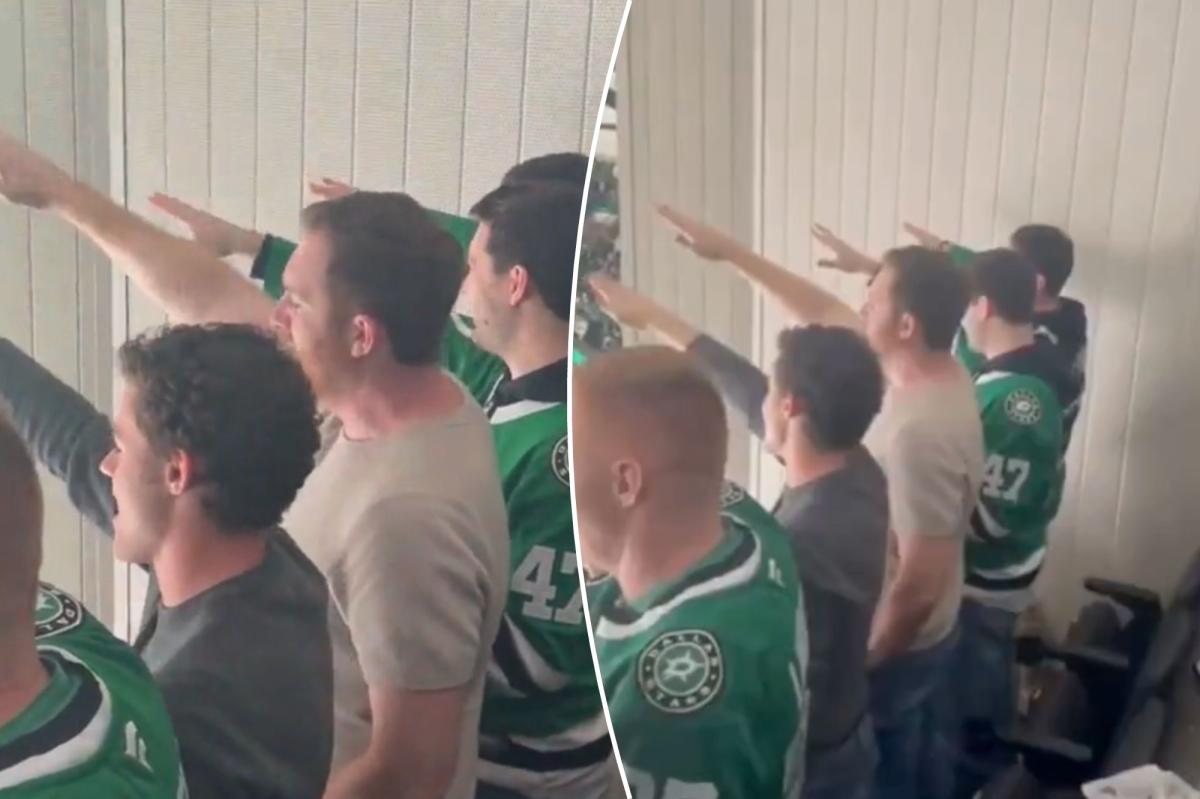 NHL fans being investigated for Nazi salute during Stars game