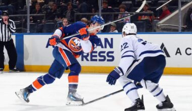 Islanders' Matthew Schaefer ties single-season rookie defenseman goal record