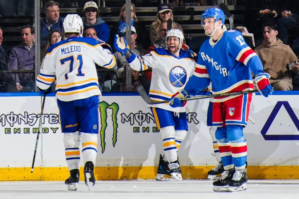 Rangers falter late to fall to Sabres to end good homestand on sour note
