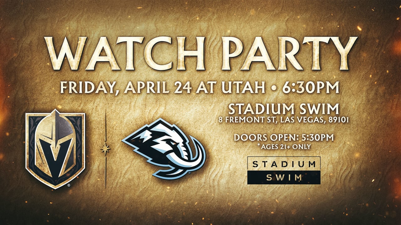 Vegas Golden Knights to Host Two Official Watch Parties for Game 3