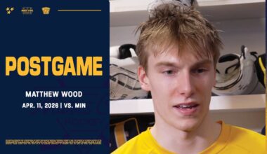 Postgame: Matthew Wood | Nashville Predators