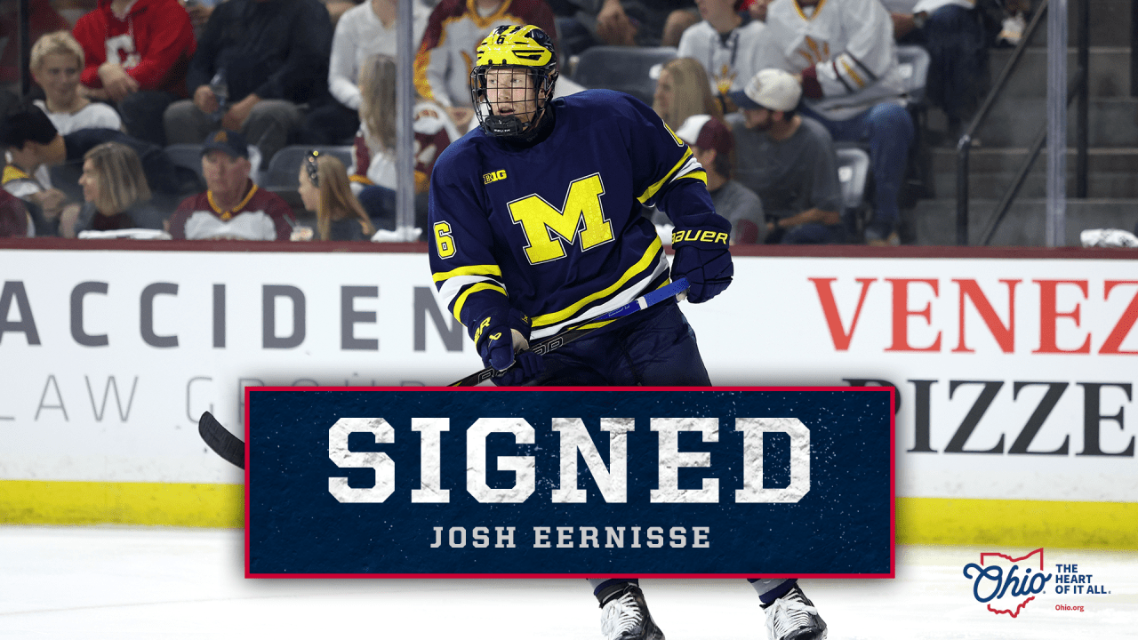 Blue Jackets sign Josh Eernisse to one-year entry level contract for 2026-27 season