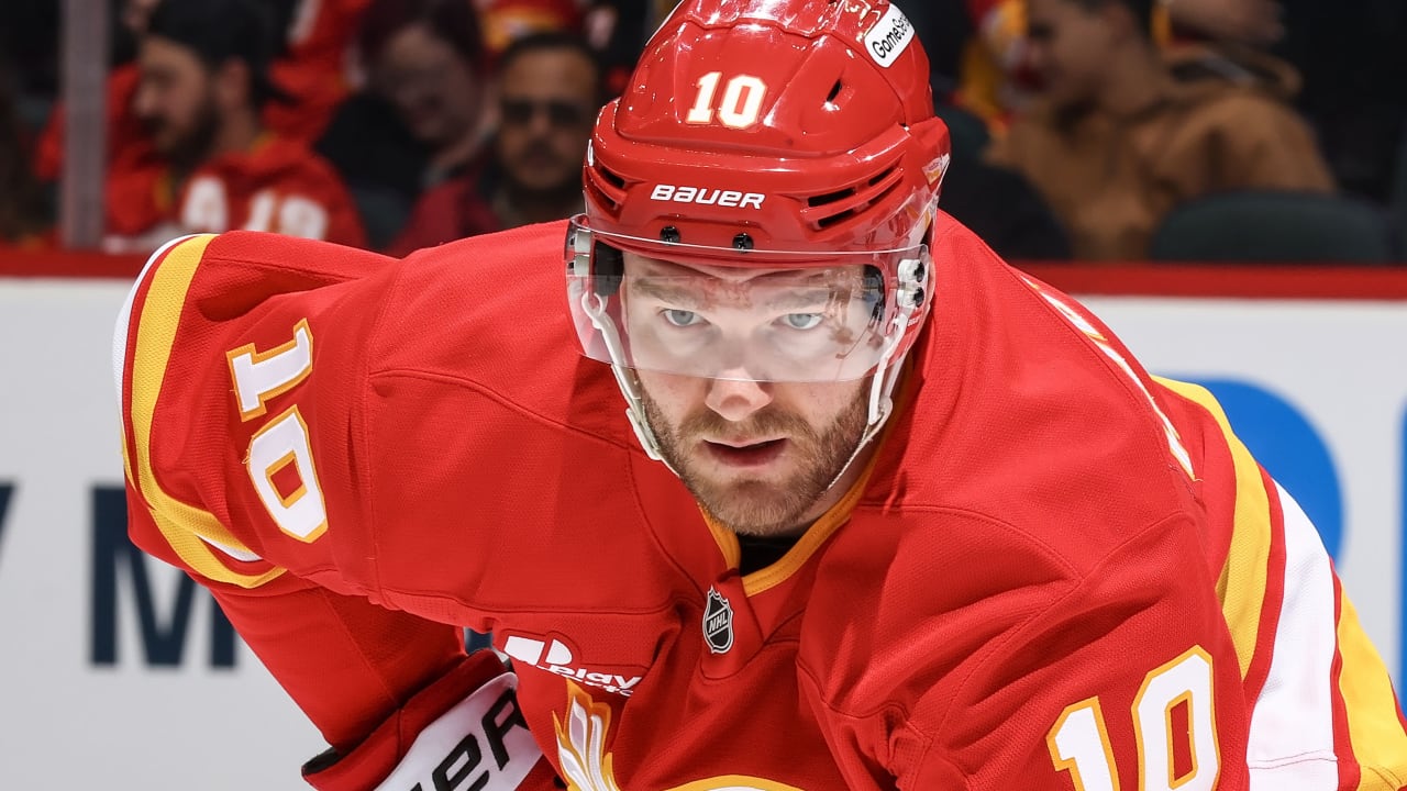 Huberdeau Named Flames' King Clancy Nominee