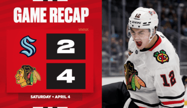 Game Recap | Blackhawks at Kraken