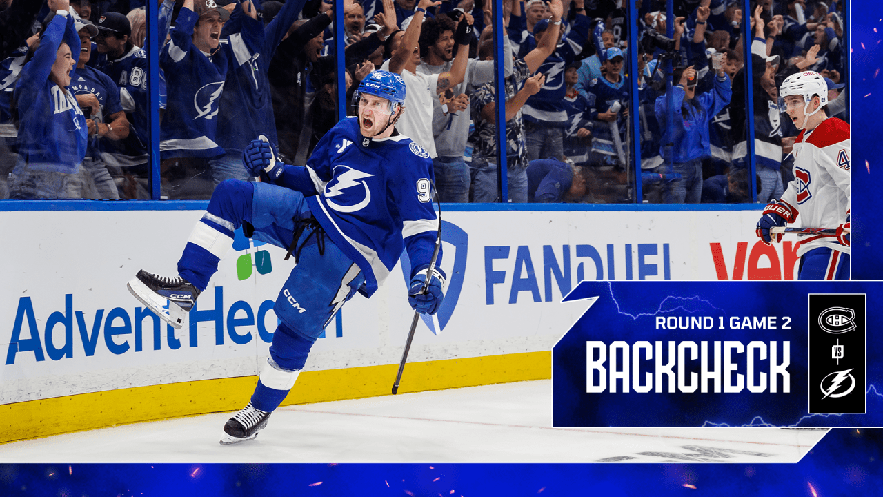 The Backcheck: Moser plays OT hero as Bolts even First Round series in Game 2