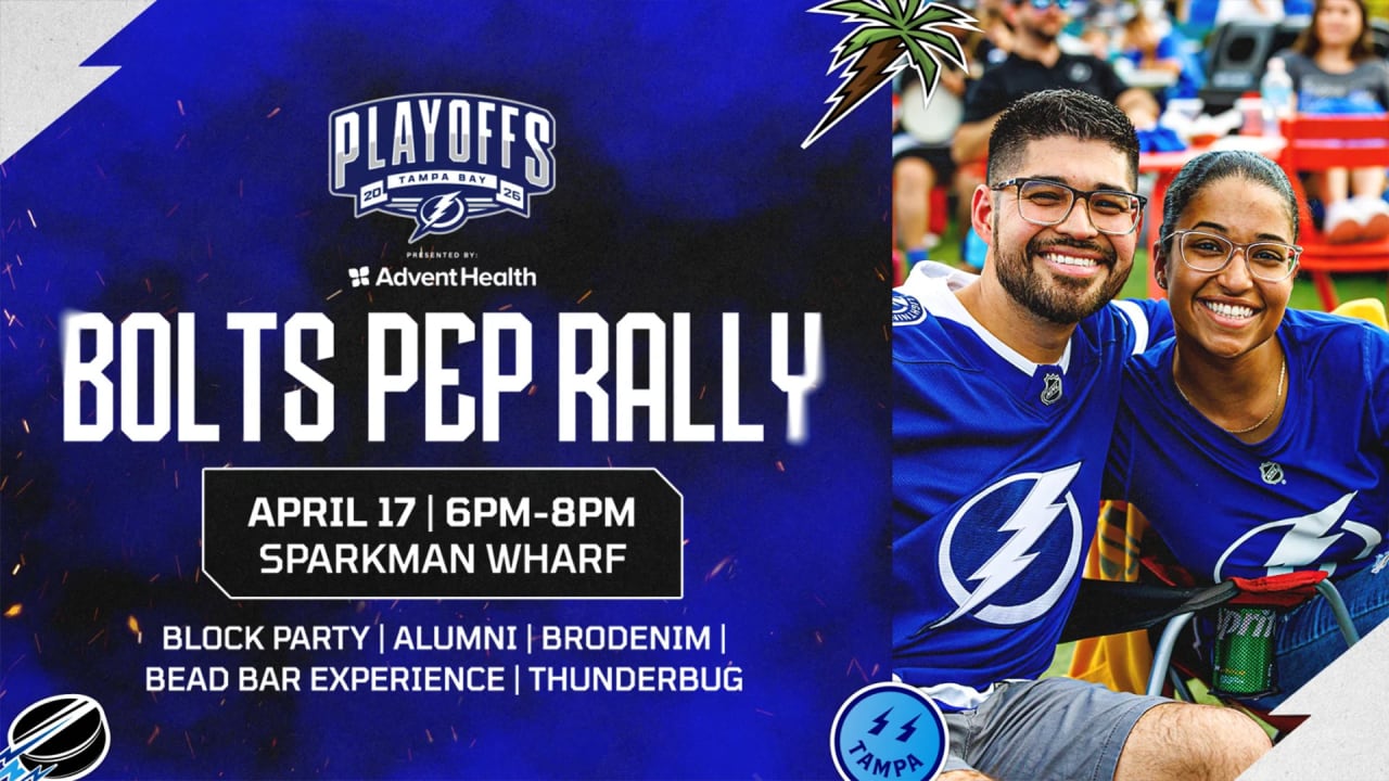 The Lightning are kicking off the playoffs with a party at Sparkman Wharf this Friday