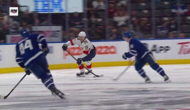 Joseph Woll with a Spectacular Goalie Save vs. Florida Panthers