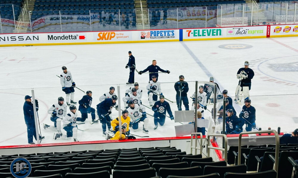 Winnipeg Jets Practice Report – Illegal Curve Hockey