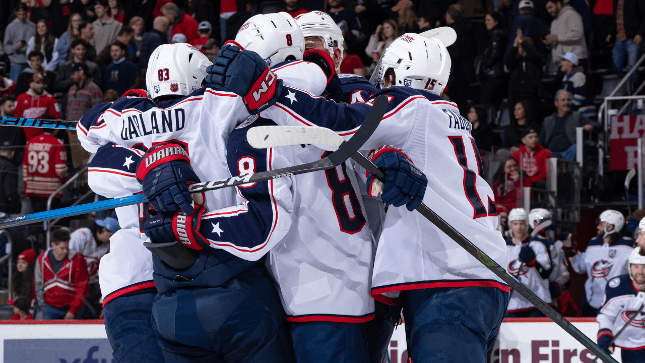 Blue Jackets tie it late, defeat Red Wings in shootout