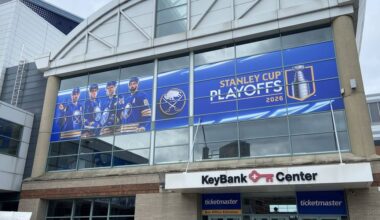Fans loading up on Sabres' merch