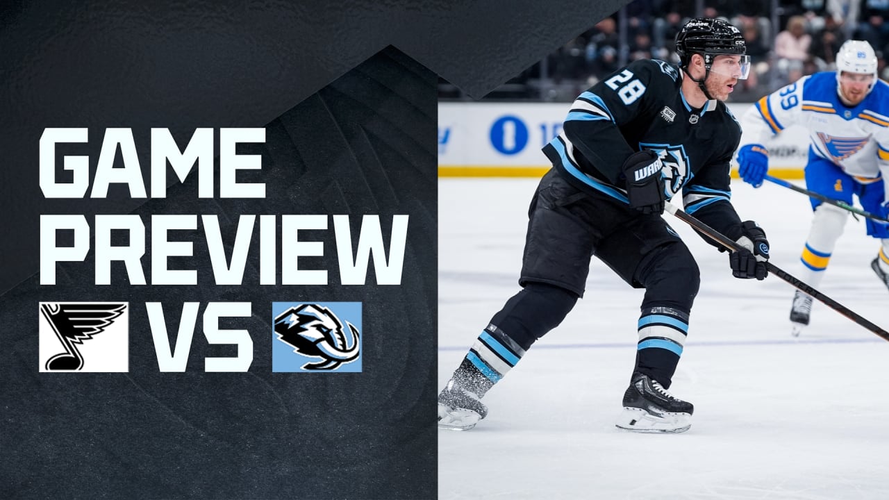 Utah Hosts St. Louis in Regular Season Finale