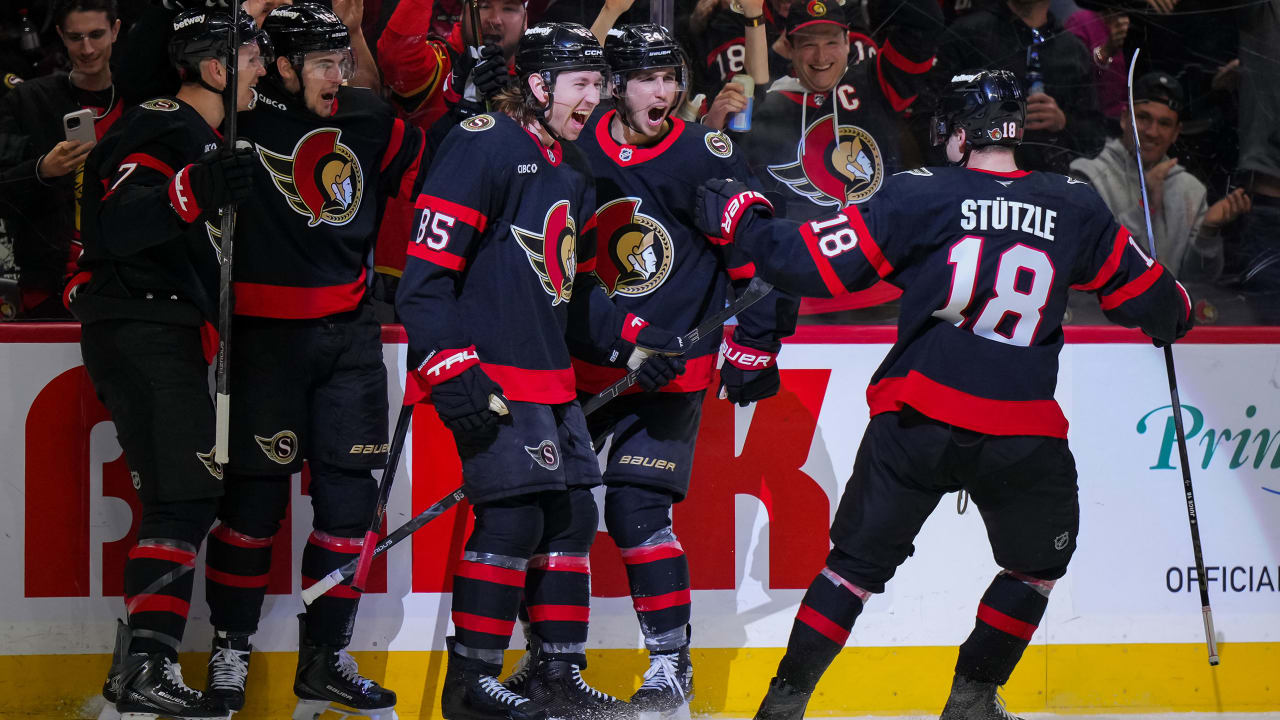 Senators score 5 in 3rd, pull away from Lightning