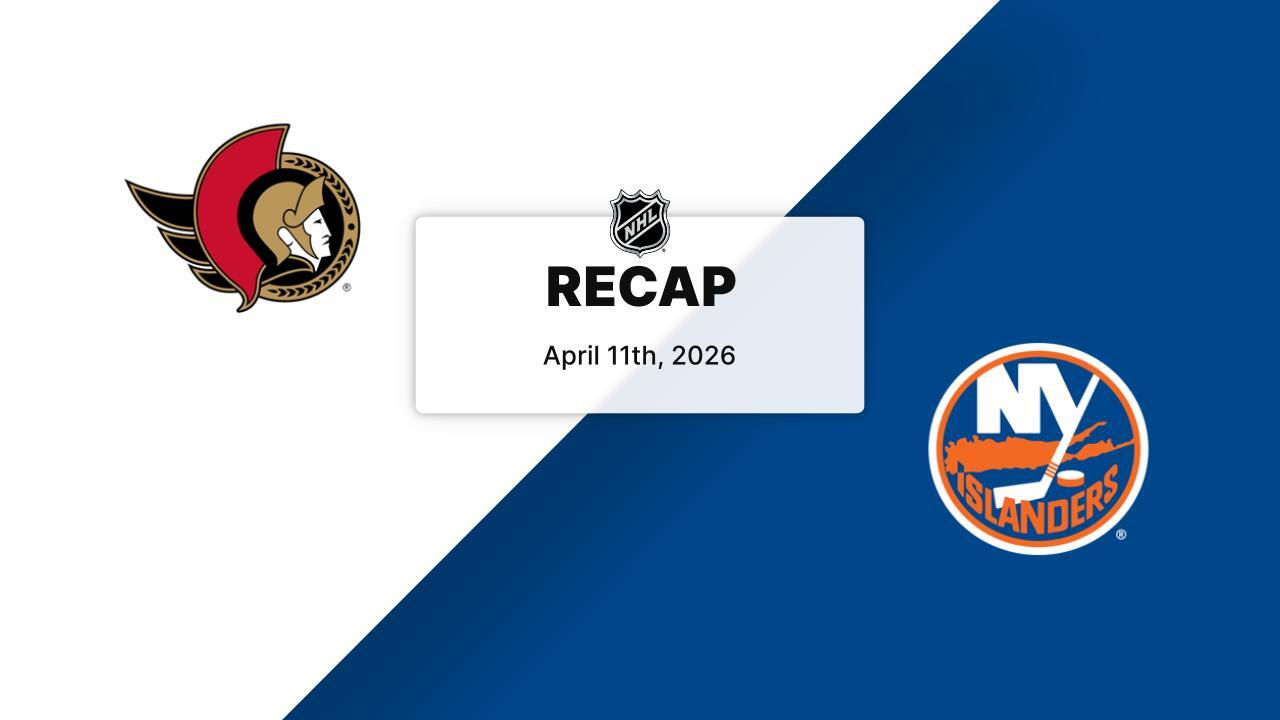 Senators 3, Islanders 0 | Highlights
