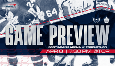 Caps Take on Maple Leafs