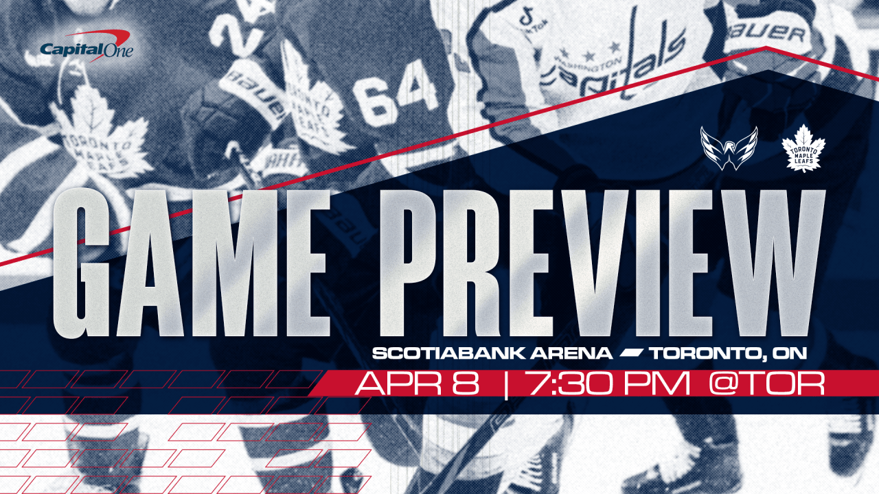Caps Take on Maple Leafs
