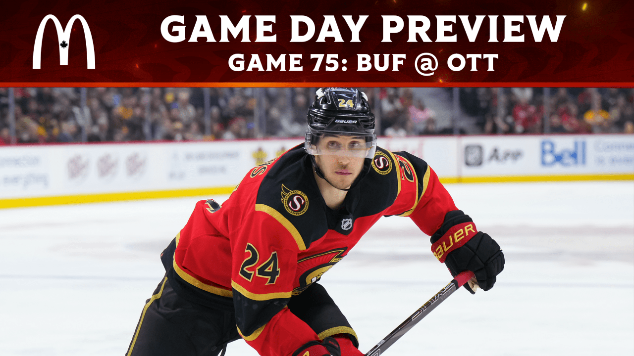 ‘We’ve got to bring it’: Sens ready for bounce back on home ice