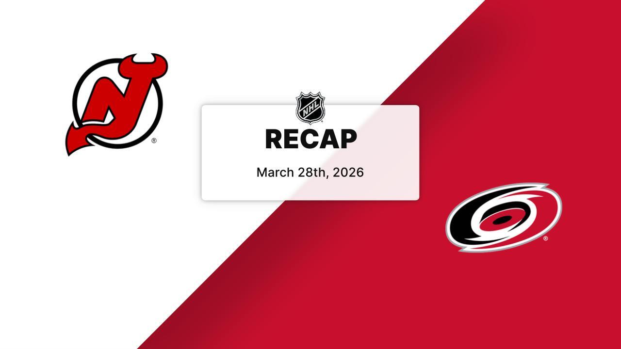 Hurricanes 5, Devils 2 | HIGHLIGHTS