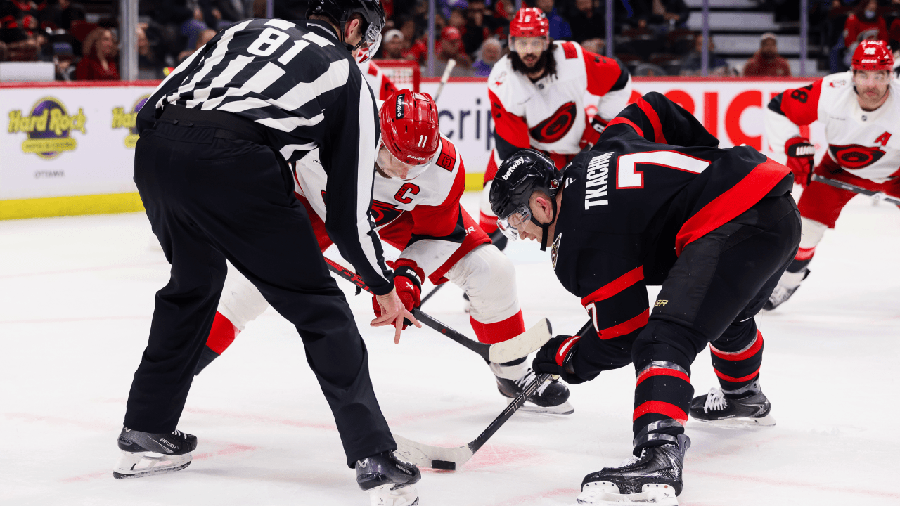Hurricanes 'have to do better' at face-offs ahead of Game 3 at Senators