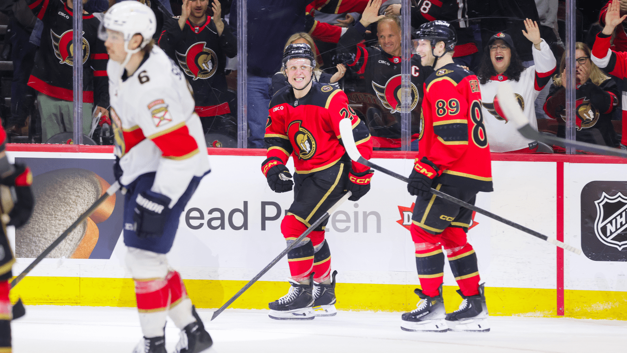 Zetterlund scores twice, Senators ease past Panthers 