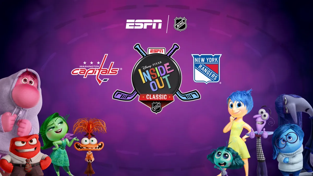 Watch Inside Out Classic: Washington Capitals vs. New York Rangers On Disney+ April 5th 2026