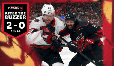 AFTER THE BUZZER: Sens fall to Hurricanes in tight-checking affair